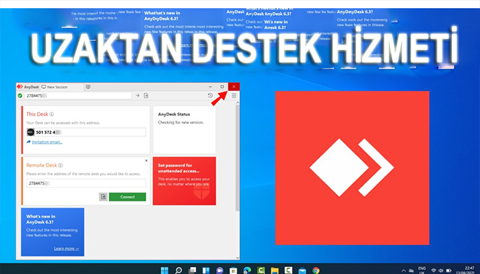 Anydesk Uzaktan Destek